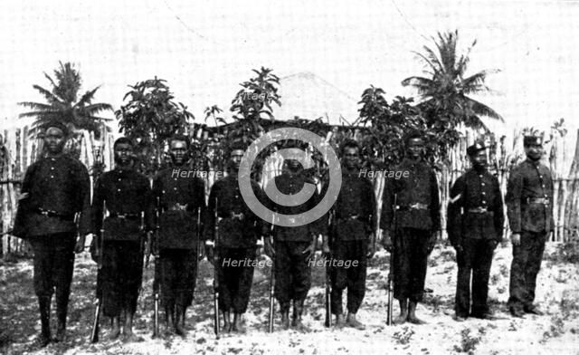 The Rising in Sierra Leone: Frontier Police, 1898. Creator: Unknown.