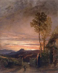The rising of the skylark 1839-1840. Creator: Samuel Palmer