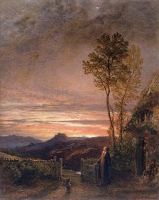 The rising of the skylark 1839-1840. Creator: Samuel Palmer