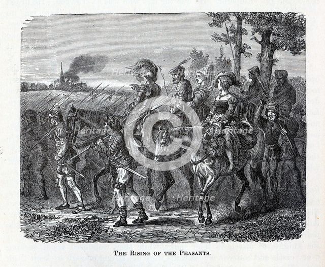 The Rising of the Peasants, 1882. Artist: Anonymous  