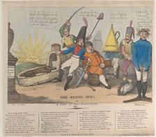 The Rising Sun; Or, A View of the Continent, August 28, 1810., August 28, 1810. Creator: Thomas Rowlandson