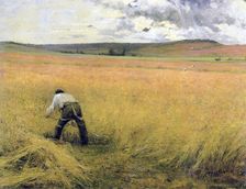 The Ripened Wheat 1880. Artist: Jules Bastien-Lepage