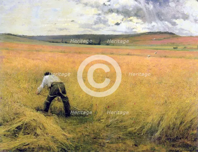 'The Ripened Wheat', 1880.  Artist: Jules Bastien-Lepage