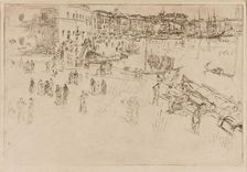 The Riva, 1879-1880. Creator: James Abbott McNeill Whistler