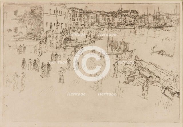 The Riva, 1879-1880. Creator: James Abbott McNeill Whistler.