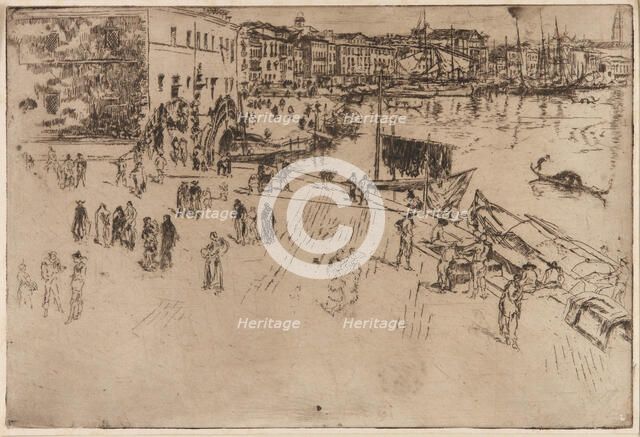 The Riva, 1879-1880. Creator: James Abbott McNeill Whistler.