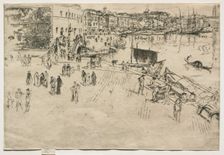 The Riva, No. 1, 1880. Creator: James McNeill Whistler (American, 1834-1903)