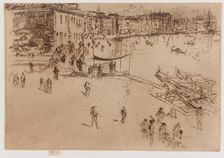 The Riva, No. 2, 1879-1880. Creator: James Abbott McNeill Whistler