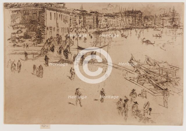 The Riva, No. 2, 1879-1880. Creator: James Abbott McNeill Whistler.