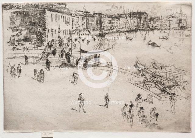 The Riva, No. 2, 1886. Creator: James McNeill Whistler (American, 1834-1903).