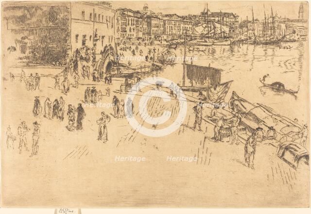 The Riva, No.I, 1879/1880. Creator: James Abbott McNeill Whistler.