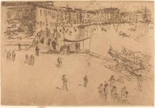 The Riva, No.II, 1880. Creator: James Abbott McNeill Whistler