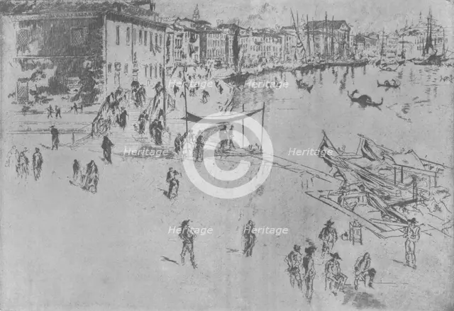 'The Riva, Number Two', c1880, (1904). Artist: James Abbott McNeill Whistler.