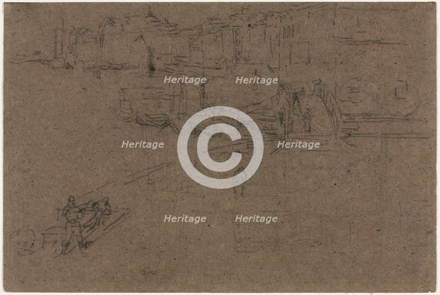 The Riva, Venice. Creator: James McNeill Whistler (American, 1834-1903).