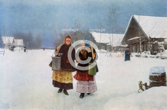 'The Rival', 1891, (1965). Creator: Nikolai Alekseevich Kasatkin.