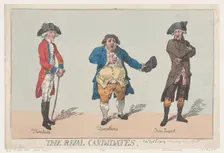 The Rival Candidates, April 8, 1784., April 8, 1784. Creator: Thomas Rowlandson