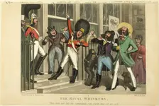 The Rival Whiskers, n.d. Creator: Theodore Lane
