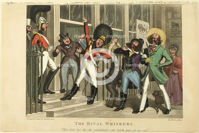 The Rival Whiskers, n.d. Creator: Theodore Lane.