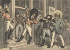The Rival Whiskers, ca. 1824. Creators: George Hunt, Theodore Lane