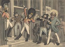 The Rival Whiskers, ca. 1824. Creators: George Hunt, Theodore Lane