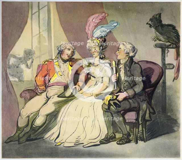The Rivals, c1780-1825. Creator: Thomas Rowlandson.