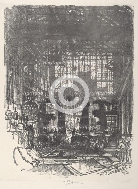 The Riveters, 1917. Creator: Joseph Pennell.