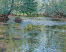The river, 1932. Creator: Bogdanov-Belsky, Nikolai Petrovich (1868-1945)