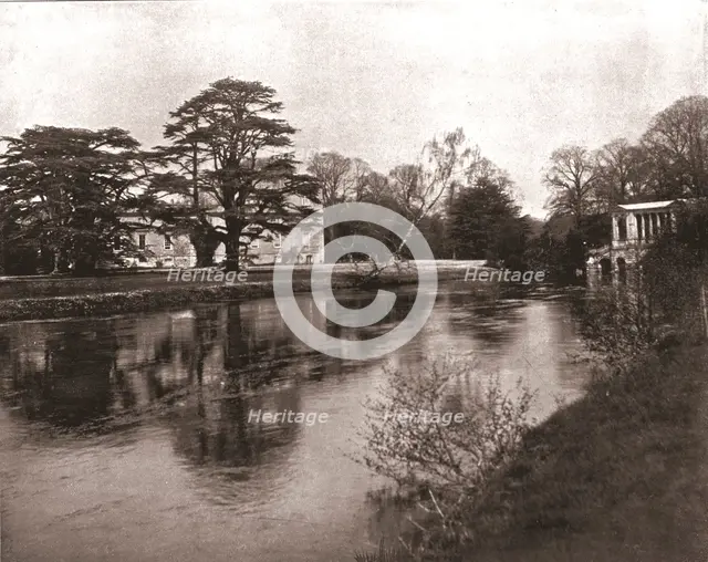 The River Nadder, Wilton House, Wiltshire, 1894. Creator: Unknown.