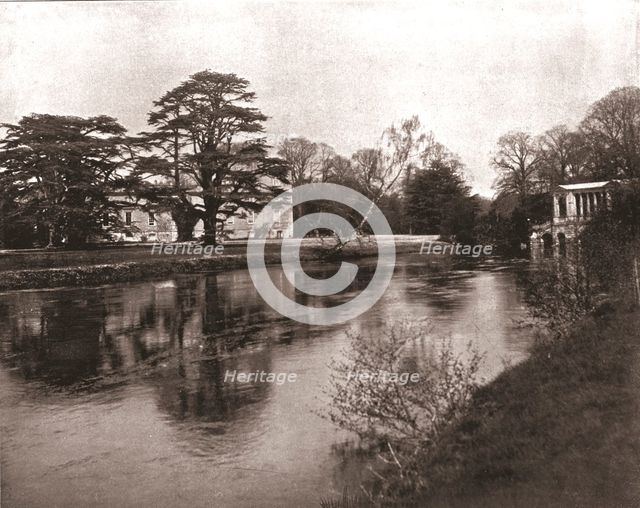 The River Nadder, Wilton House, Wiltshire, 1894. Creator: Unknown.