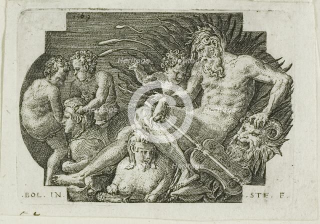 The River Nile, 1569. Creator: Etienne Delaune.