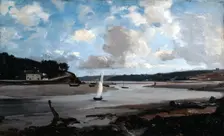 The River at Half Tide 1874. Artist: Emmanuel Lansyer