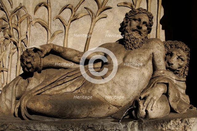 The River Aniene, Quattro Fontane, Rome, Italy, 2009.  Creator: LTL.