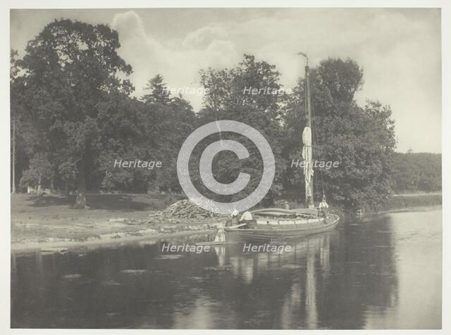 The River Bure at Coltishall, 1886. Creator: Peter Henry Emerson.
