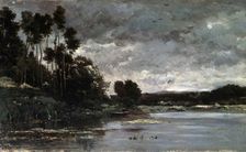 The River Bank 1866. Artist: Charles François Daubigny