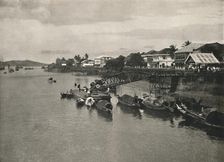 The River Bank and Strand Road, Moulmein 1900. Creator: Unknown