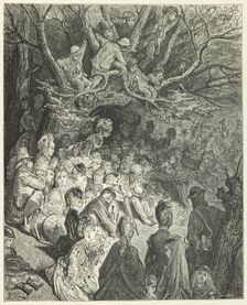 The River Bank - Under the trees, 1872. Creator: Paul Jonnard