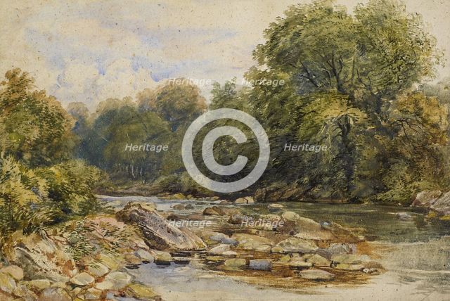 The River Bed, c1860s. Creator: David Cox the Younger.
