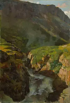 The River Driva, 1895. Creator: Gerhard Munthe