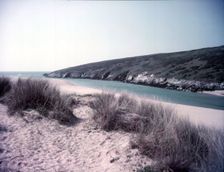 The River Gannel estuary, Newquay, Cornwall, c1955. Creator: Arthur Charles Kirby Ware