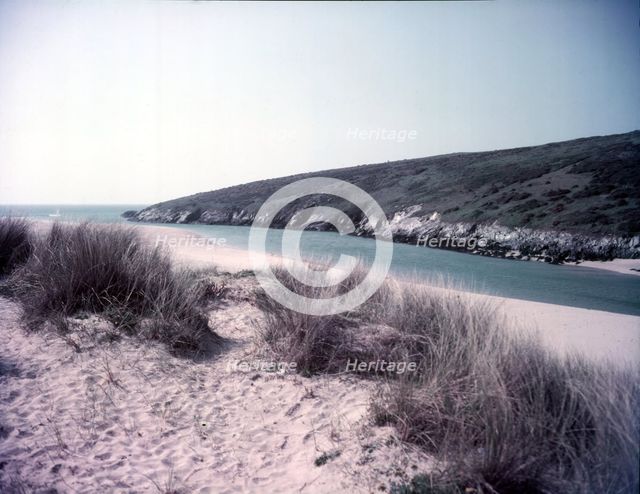 The River Gannel estuary, Newquay, Cornwall, c1955. Creator: Arthur Charles Kirby Ware.