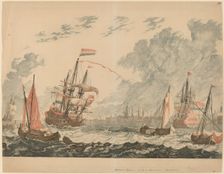 The River IJ at Amsterdam, 1680s/1690s. Creator: Workshop of Johann Teyler