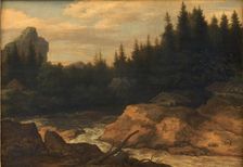 The River in the Pine Forest, 1636-1675. Creator: Allart van Everdingen
