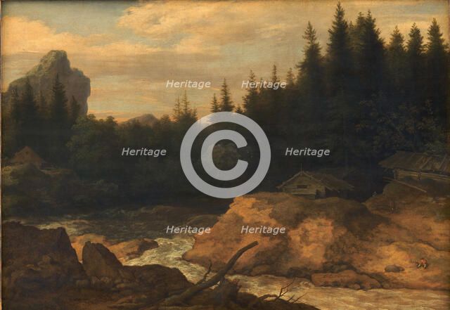 The River in the Pine Forest, 1636-1675. Creator: Allart van Everdingen.