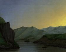 The River Irtysh Between the Fortress of Bukhtarminsk and the Town of Ust'-Kamenogorsk, 1880-1897. Creator: Pavel Mikhailovich Kosharov