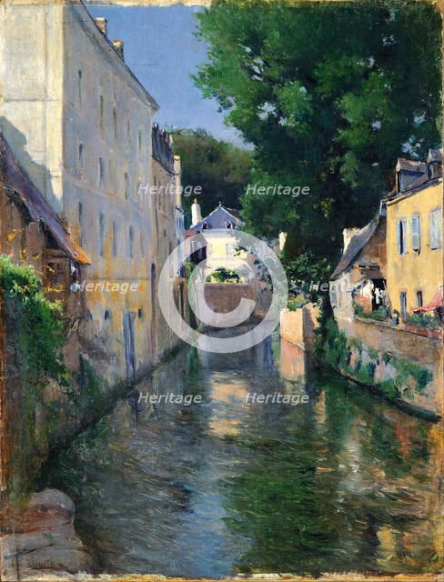 The River Isole (Quimperlé), 1901. Artist: Beruete y Moret, Aureliano de (1845-1912)