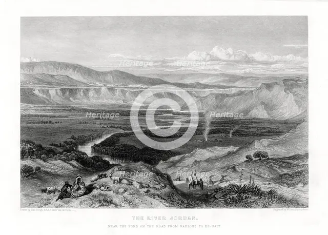 'The River Jordan', 1887. Artist: William Richardson
