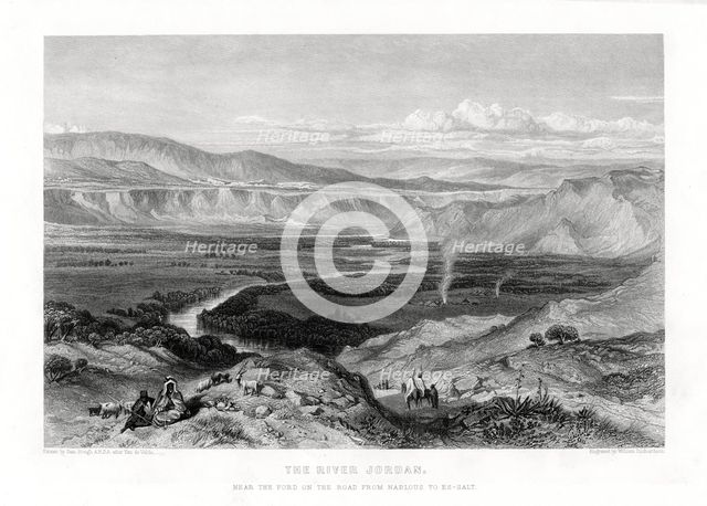 'The River Jordan', 1887. Artist: William Richardson