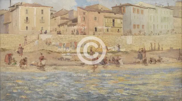 The River Liri. Italy, 1883. Creator: Theodor Esbern Philipsen.
