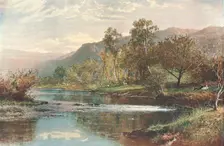 The River Running into Derwent Water c1902. Creator: Unknown