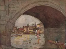 The River, Richmond c1910, (1918). Artist: Horace Mann Livens